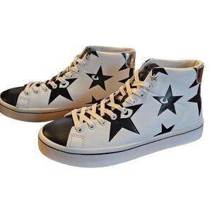 SKECHERS STREET Los Angeles AIR COOLED Sneakers Leather High Top Size 8